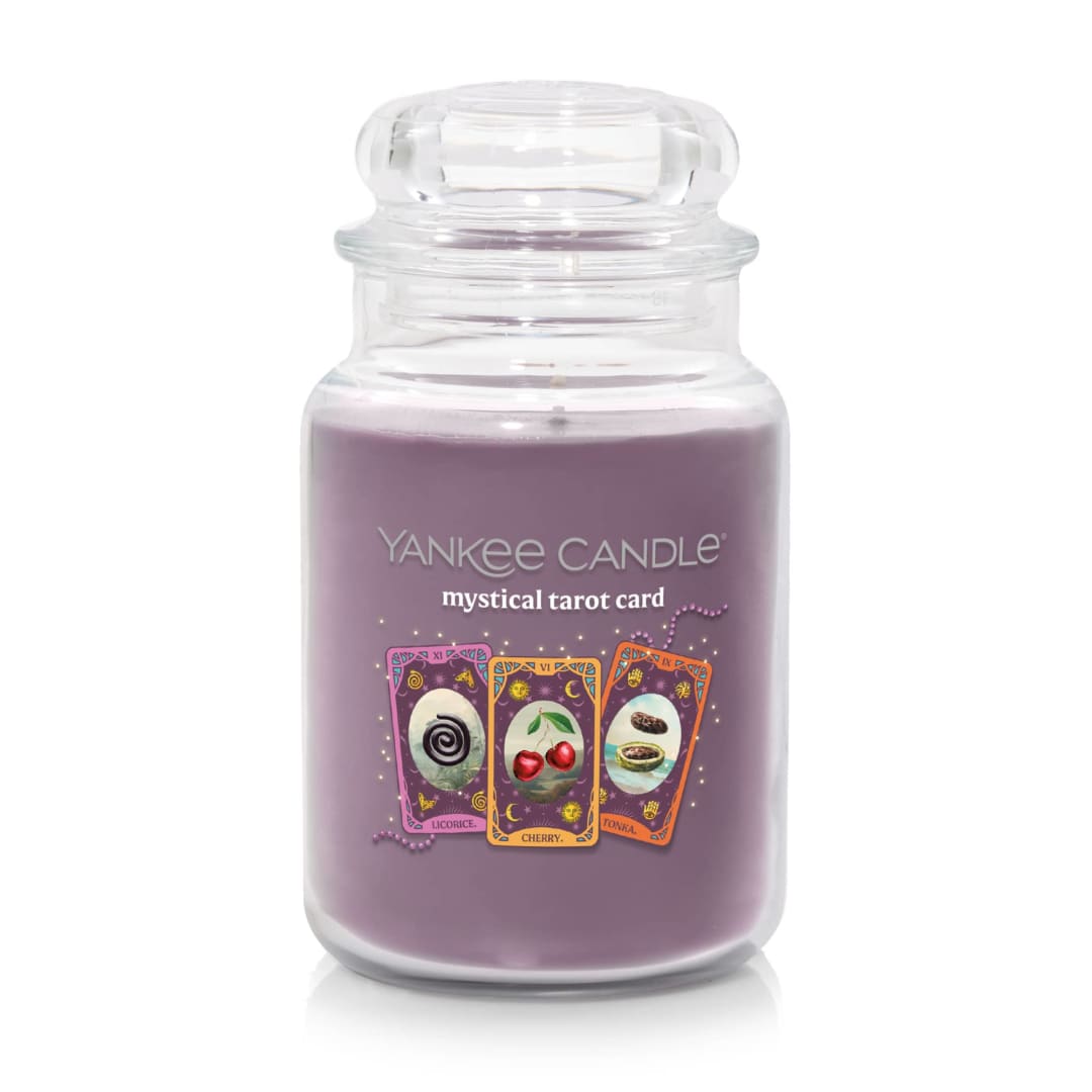 Yankee Candle Mystical Tarot Card Original Large Jar Scented Candles, 22 oz