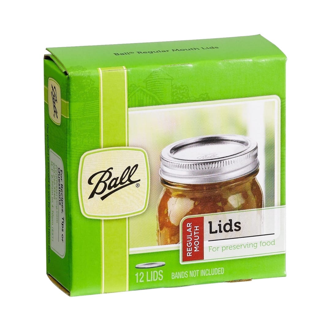 Ball® Regular Mouth Mason Jar Lids, 12 Count