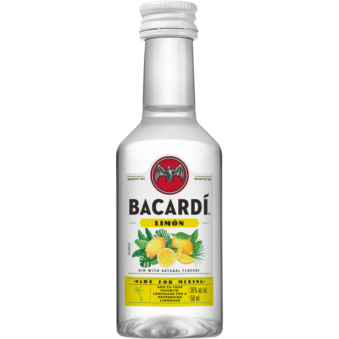 Bacardi Limon Rum, Gluten Free 35% 50mL