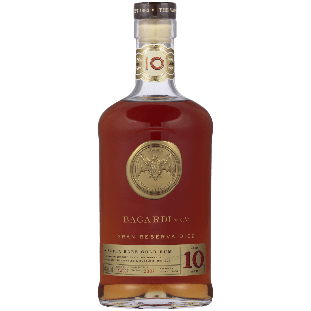 Bacardi Gran Reserva Diez Rum 40% 750mL