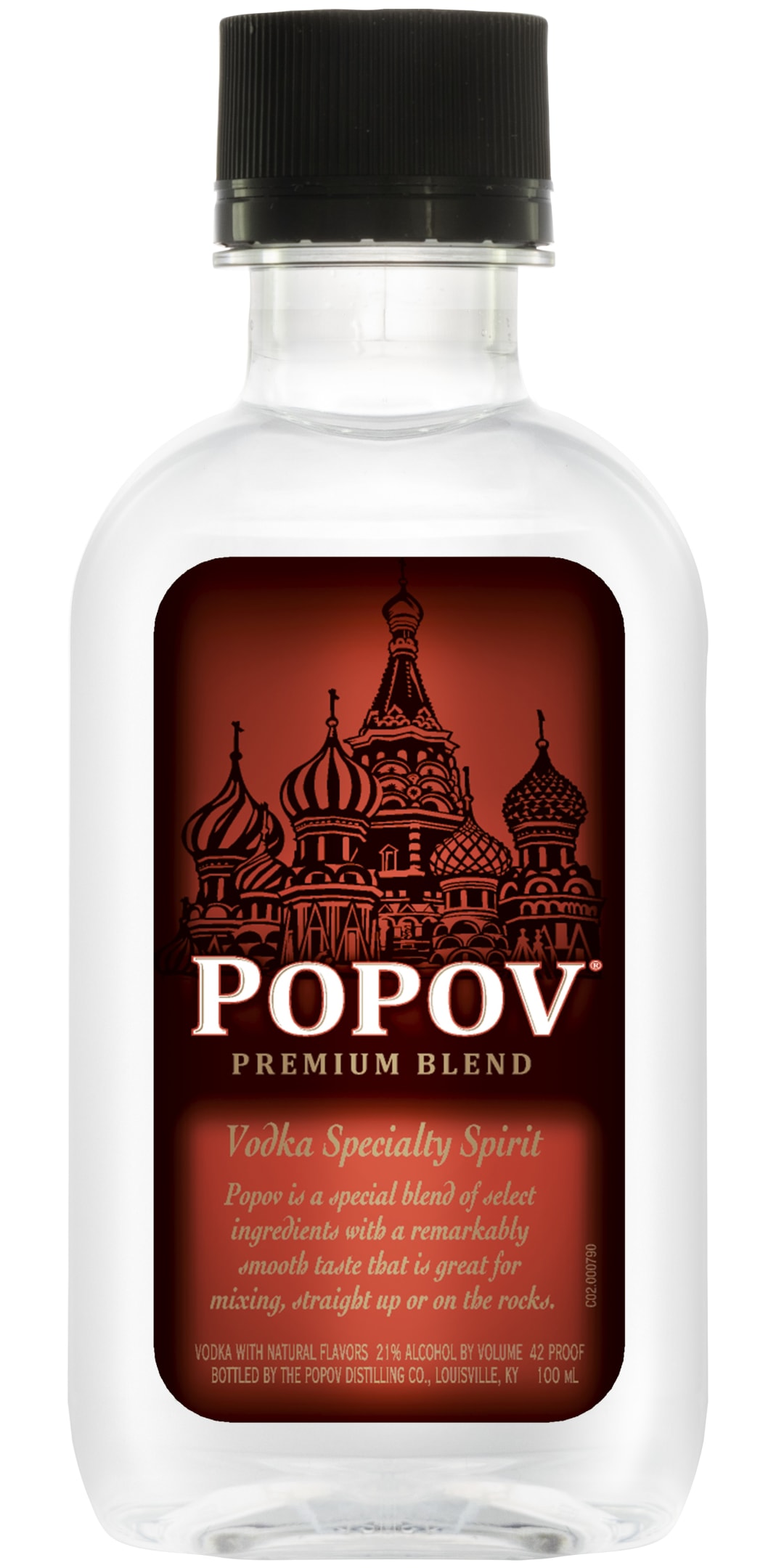 Popov Vodka 100ml 42 Proof