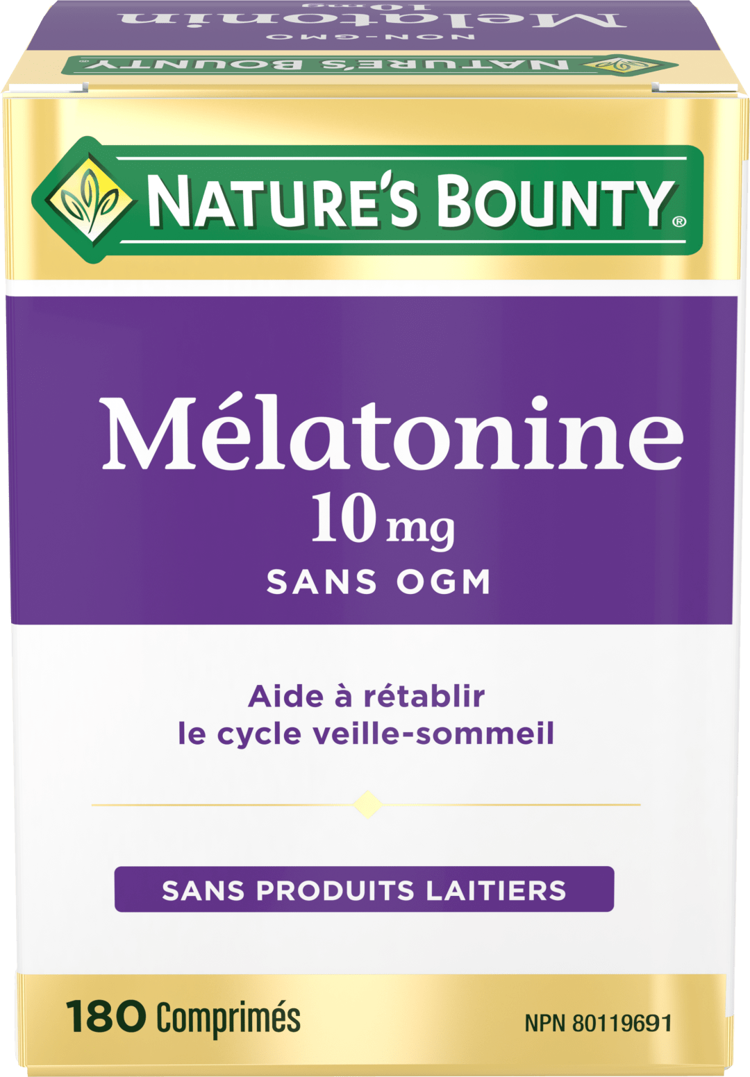 NBBL Melatonin 10mg BC 9x180ct CA