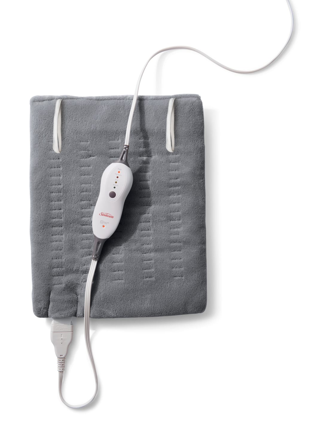 Sunbeam® Premium Sunbeam® Heating Pad with Compact Storage, Standard Size, Gray