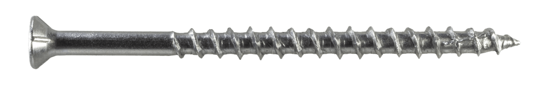 Simpson Strong-Tie T10300DWP Deck-Drive™ DWP WOOD SS Screw — #10 x 3 in. T-25, Flat Head, Type 316 (40-Qty) (Pack of 5)