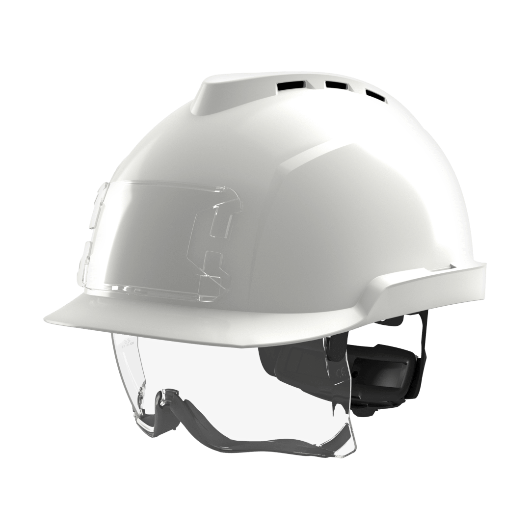 V-Gard® 930 Vented Safety Helmet with Integrated Over Spectacles