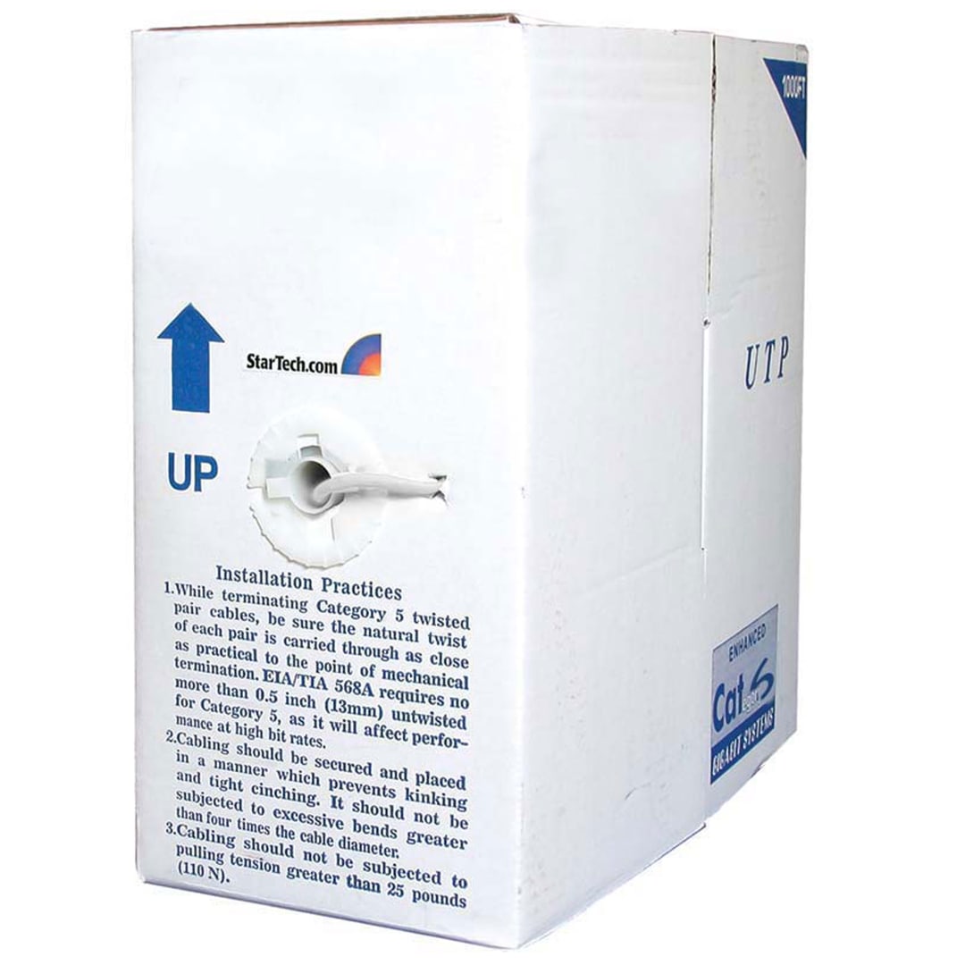 White Cat 6 Stranded UTP Patch Cable - By the Foot
