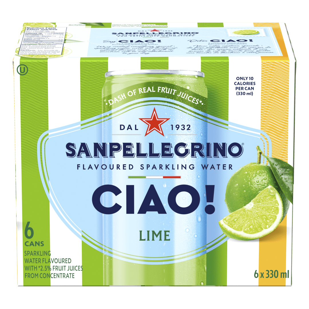 SPE CIAO! Lime CanFrPk130(4(6x330ml))CA