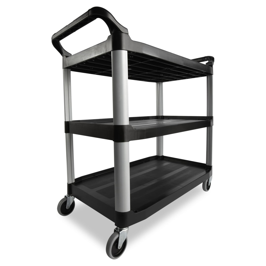 Utility Cart, Open Sided, Black