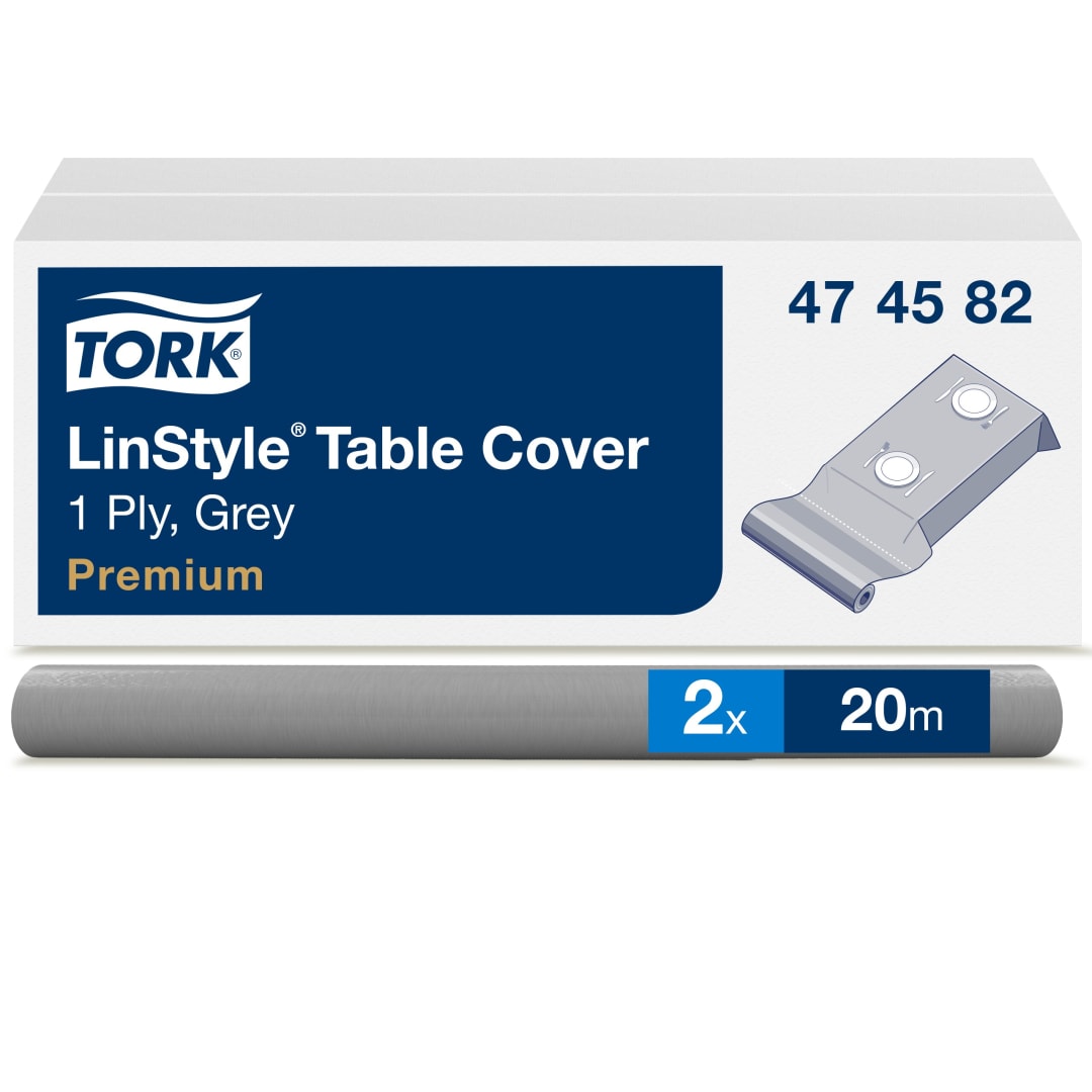 Tork Premium LinStyle® Tablecover Grey Roll