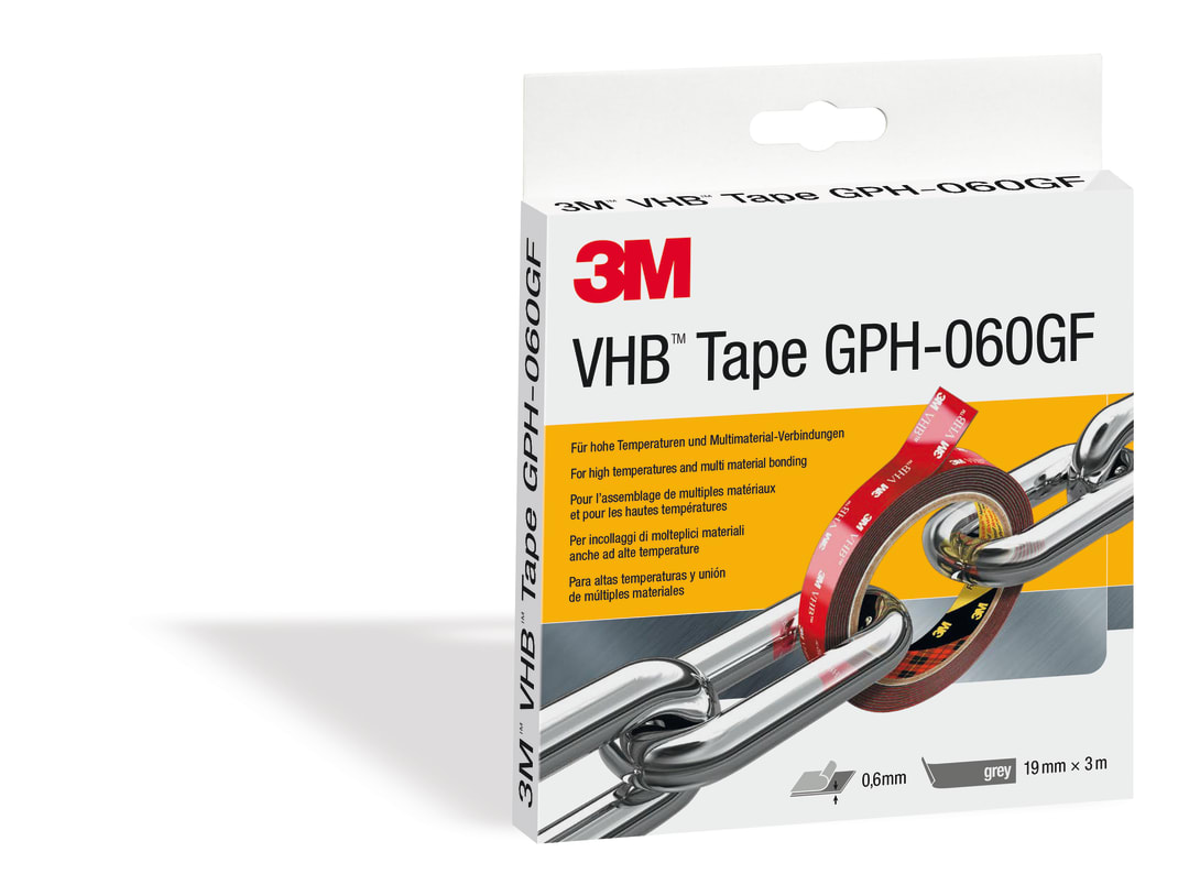 3M™ VHB™ Tape GPH-060GF Grey, 19 mm x 3 m, 0.6 mm