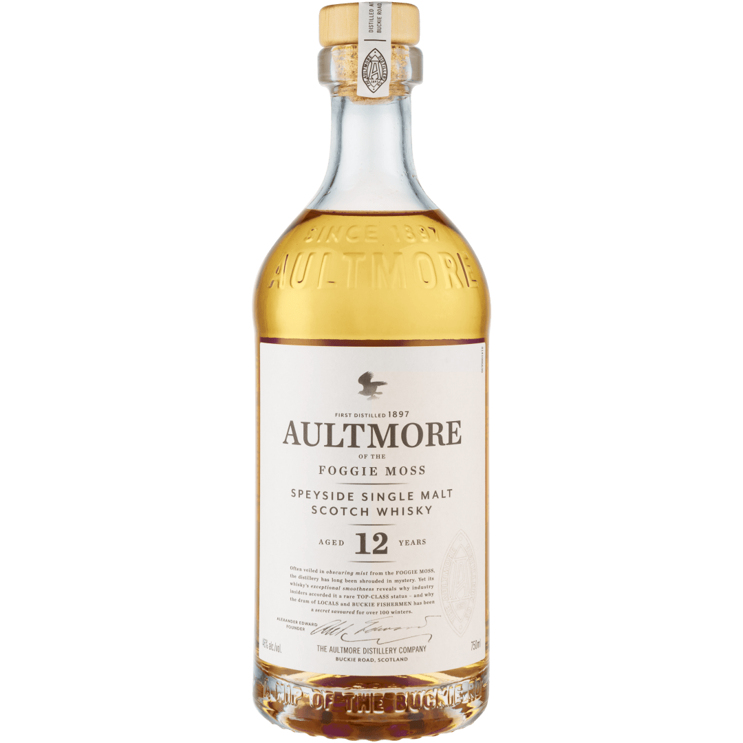 Aultmore 12 Year Old Single Malt Scotch Whisky 46% 750mL