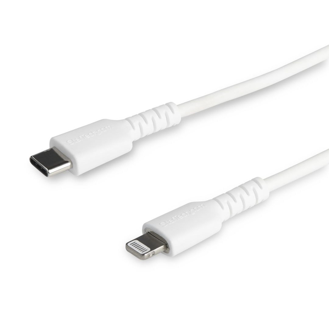 Rugged USB-C to Lightning White Cable - 2m