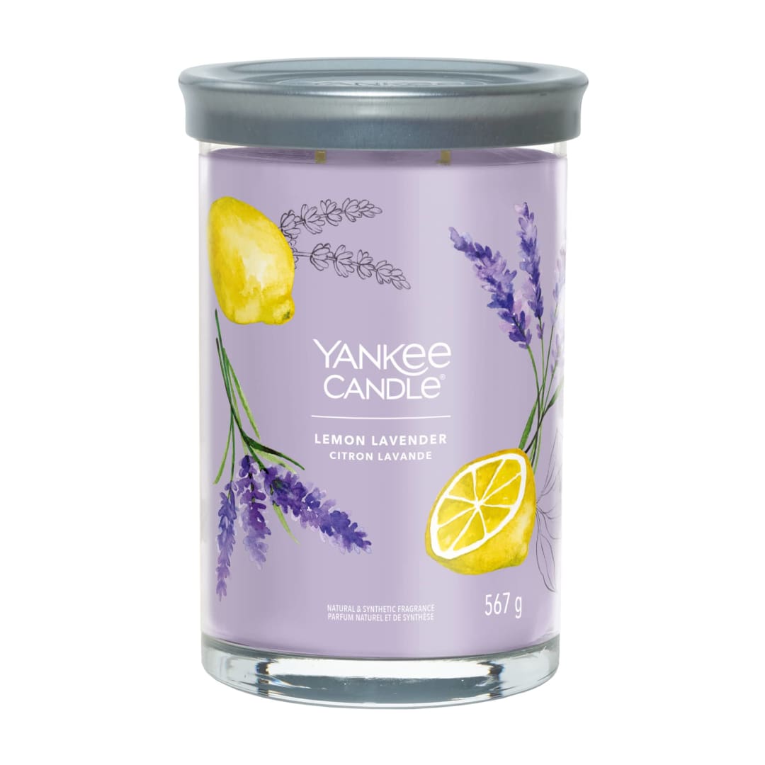 Yankee Candle® Signature Scented Candle | Lemon Lavender Large Tumbler Candle with Double Wicks | Soy Wax Blend