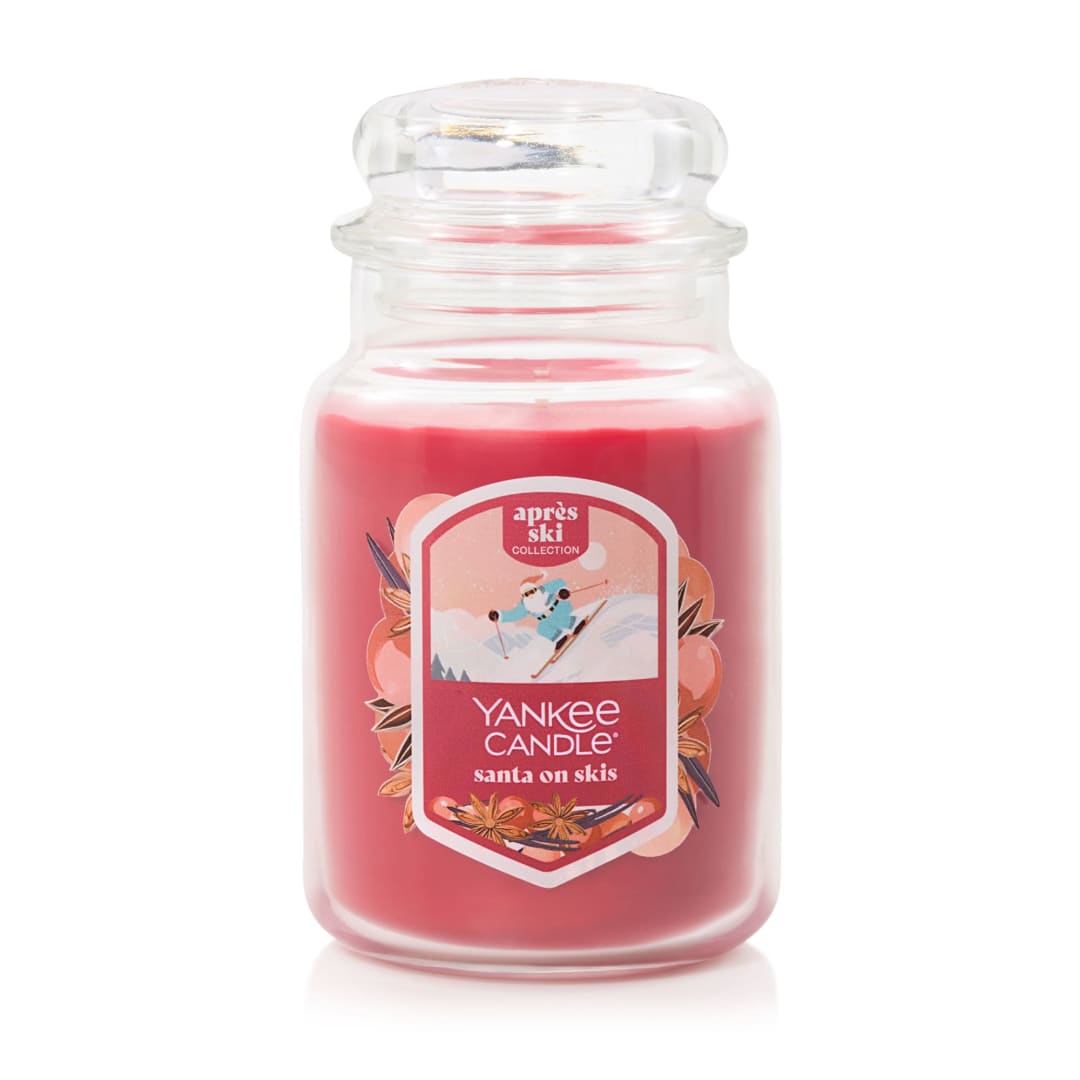 Yankee Candle Santa on Skis Original Large Jar Scented Candles, 22 oz