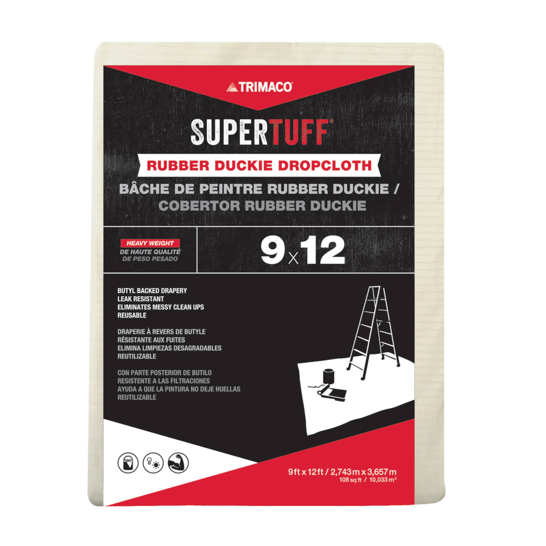 Rubber-Duckie™ Heavyweight Butyl Drop Cloth, 9'x12'