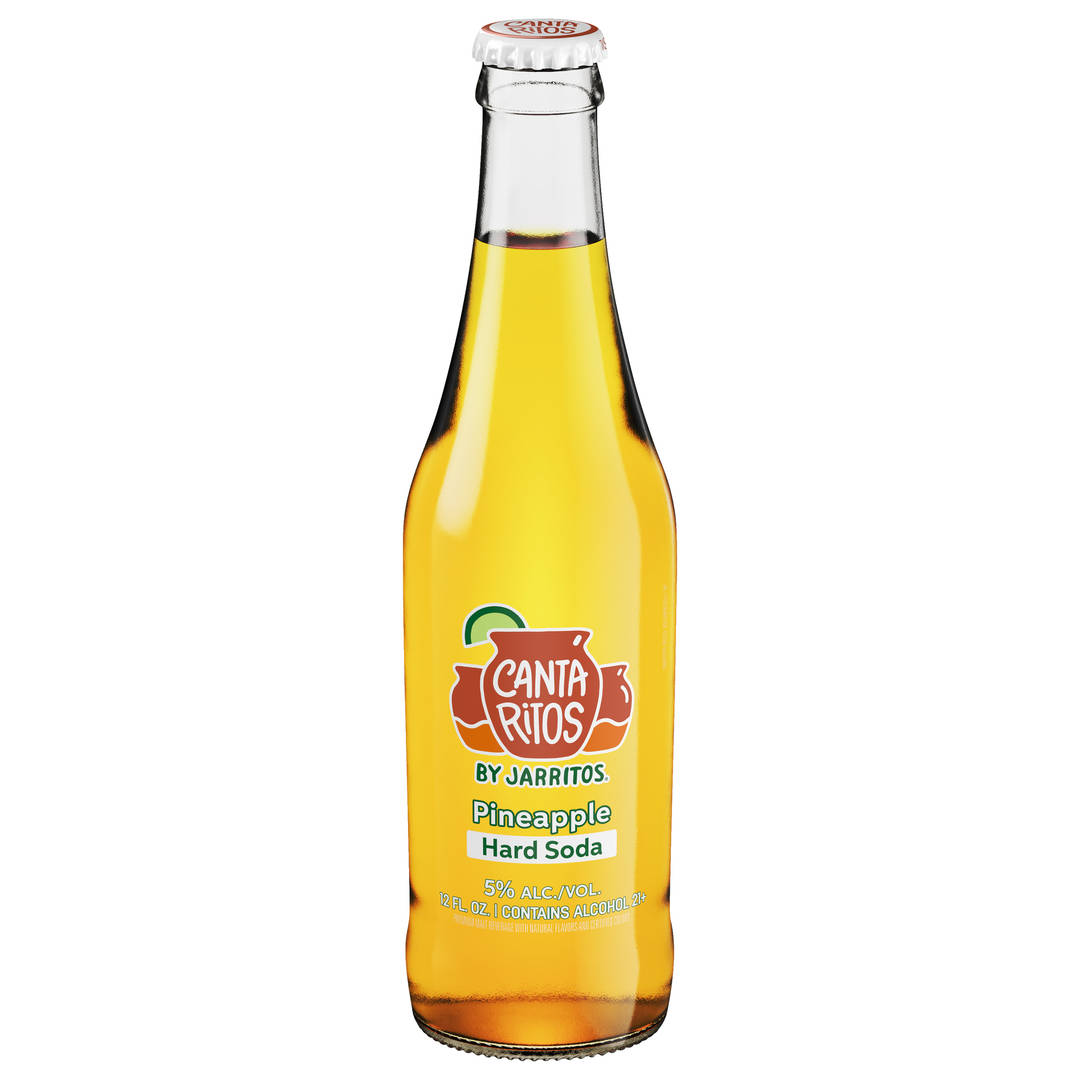 Cantaritos Pineapple Hard Soda 12 fl oz