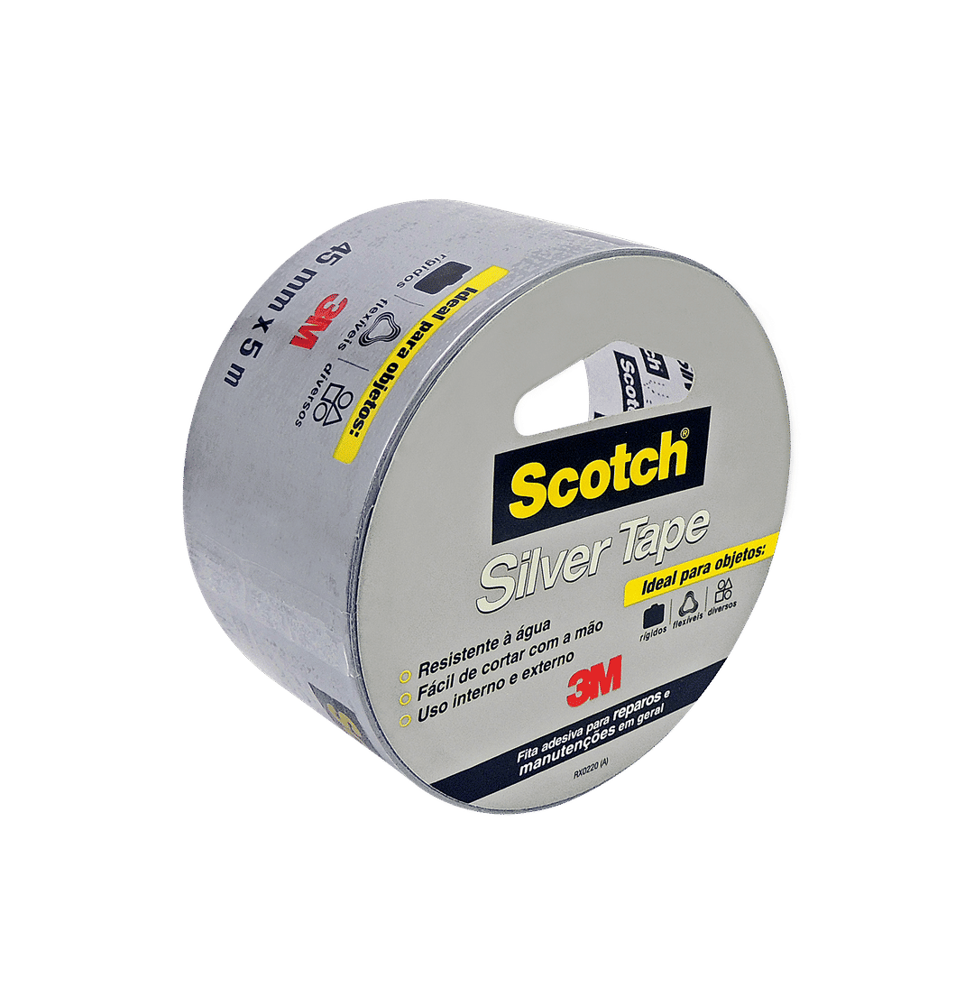 Fita Silver Tape 3M™ Scotch™, 45 mm x 5 m