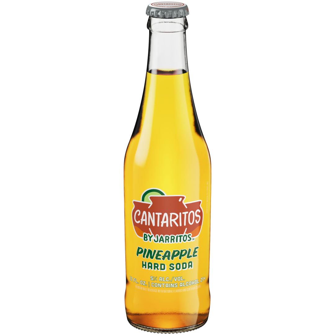 Cantaritos Pineapple Hard Soda 12 fl oz