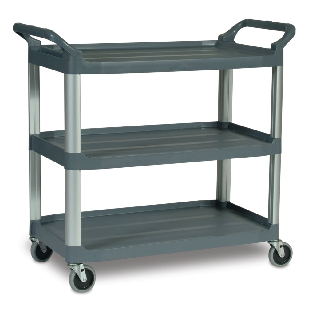 Utility Cart, Open Sided, Black