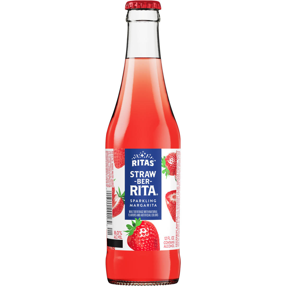 Ritas Straw-Ber-Rita Sparkling Margarita 12 fl oz Bottle