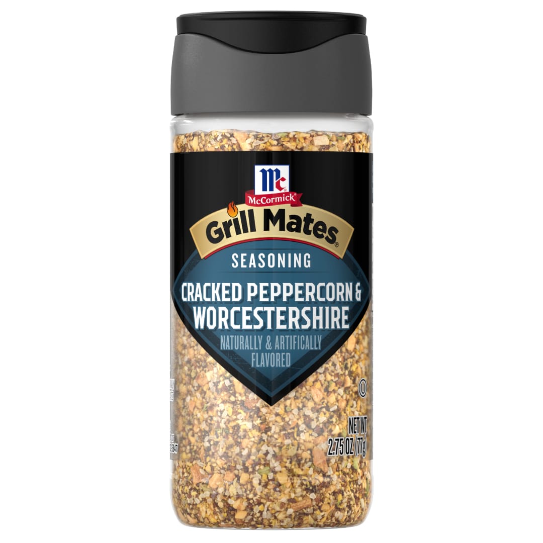McCormick® GRILL MATES Cracked Peppercorn & Worcestershire Seasoning, 2.75 oz