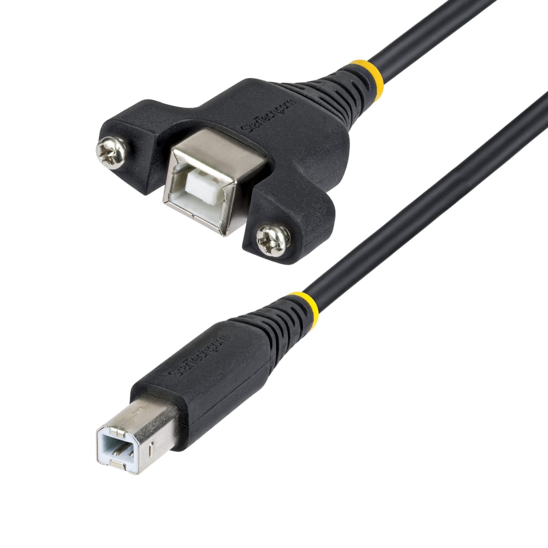 USB cable, cable type B to panel type B, 2m