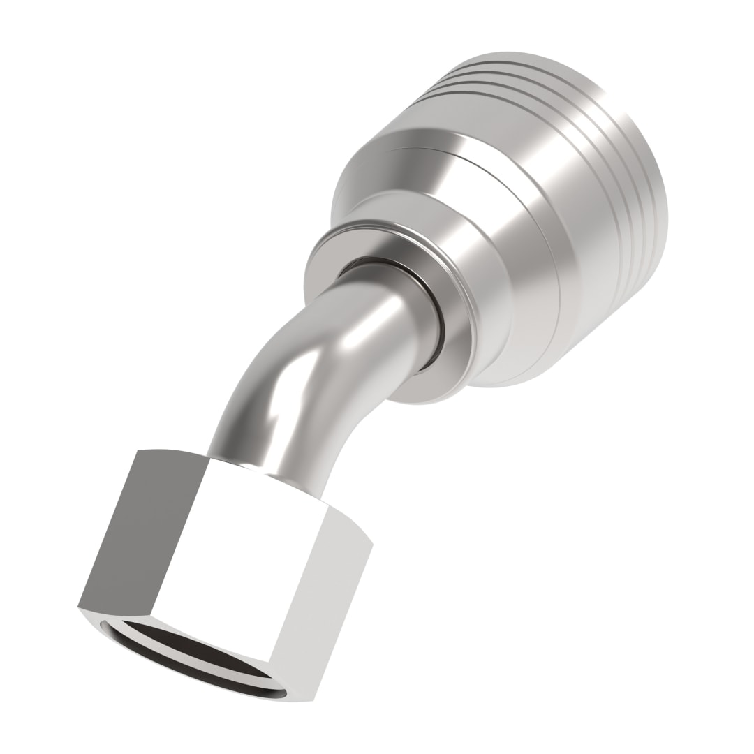 Aeroquip 3/8 Female ORS 45 Degree X 3/8 Hydraulic Hose Fitting 4 Way