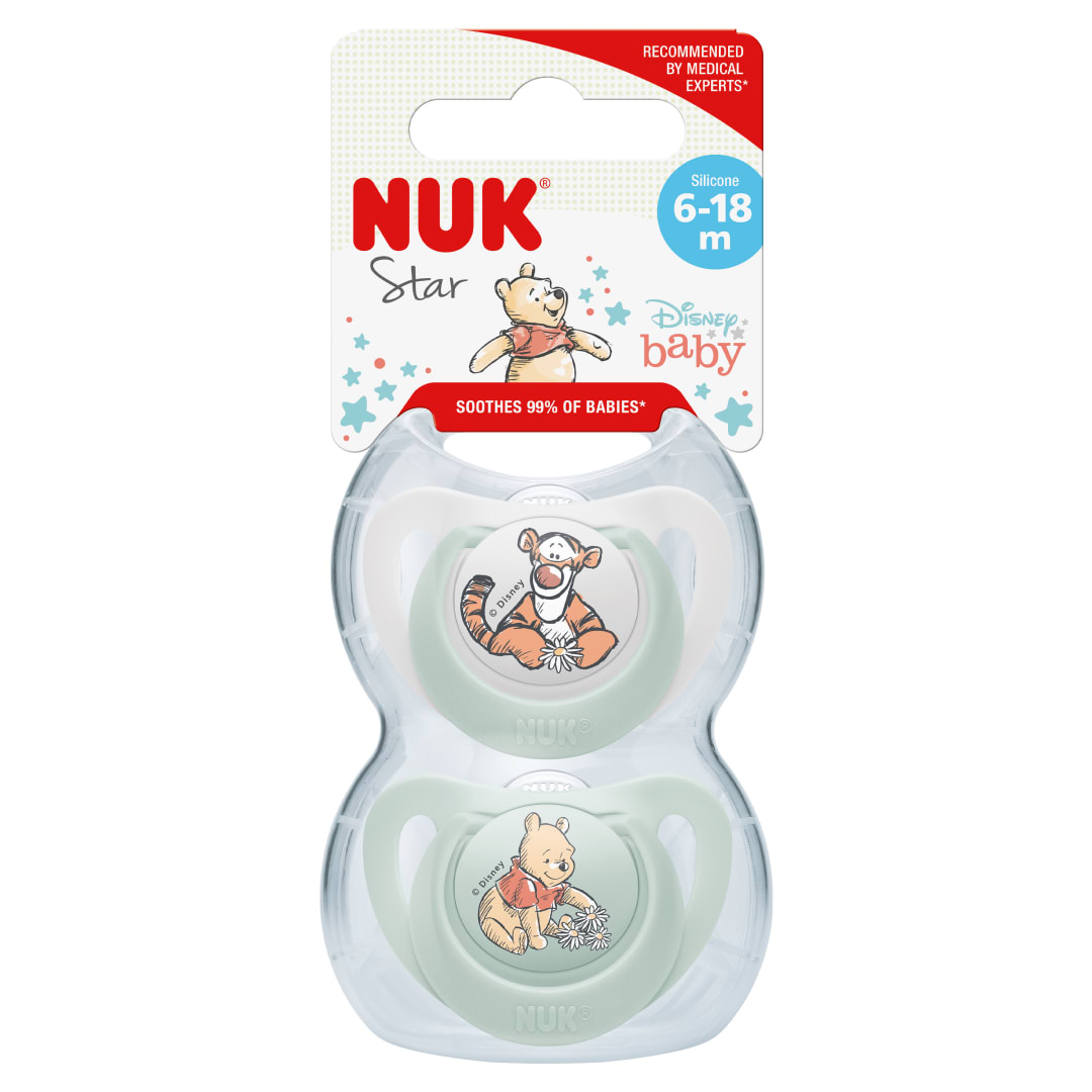 NUK PACI SI2 STAR WTP DE/FR/GB/NL 2/BOX