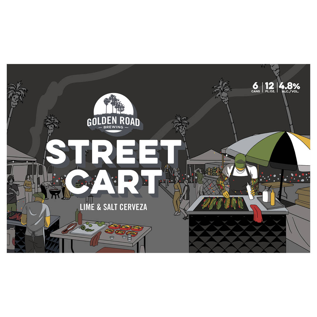 Golden Road Street Cart Cerveza 6-Pack 12 fl. oz cans