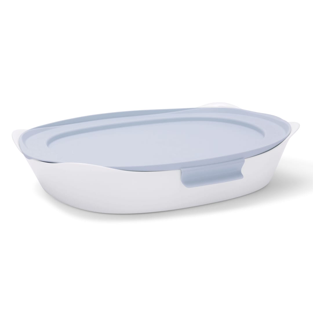Rubbermaid® DuraLite™ Glass Bakeware, 2.5-Quart Baking Dish, Cake Pan, or Casserole Dish with Lid