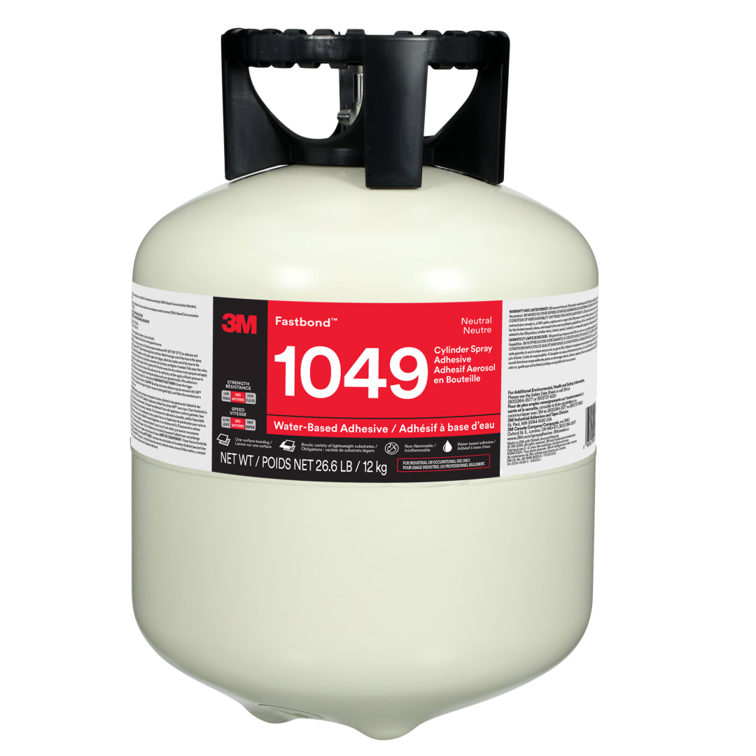 3M™ Fastbond™ Pressure Sensitive Adhesive 1049, Neutral, Large Cylinder (Net Wt 12.1 kg)