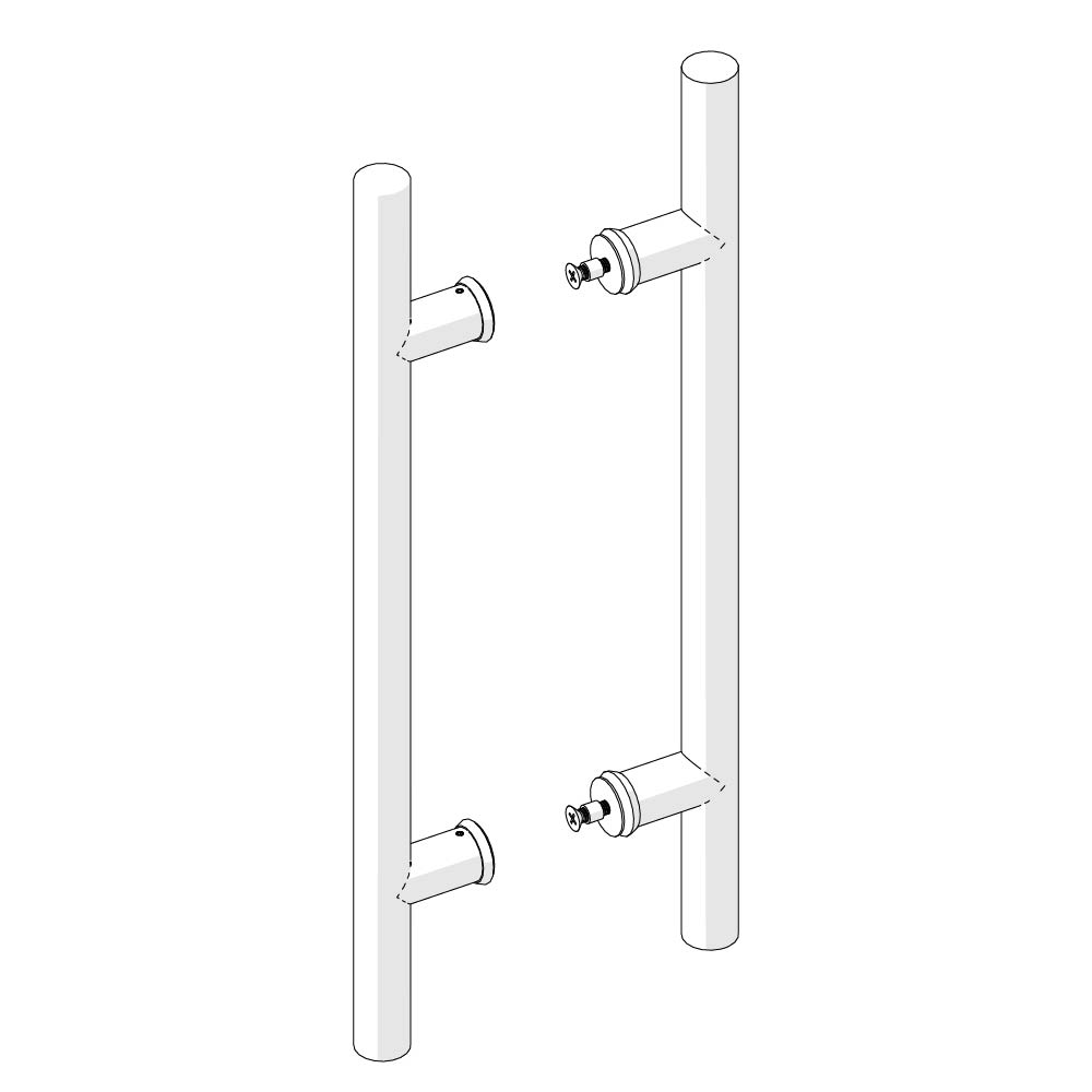Double sided bar handle