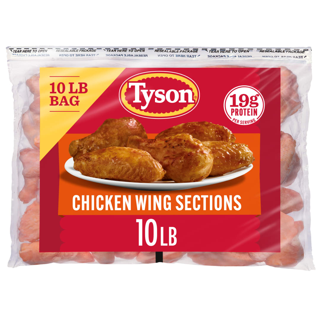 Tyson Chicken Wing Sections, 10 lb. (Frozen)