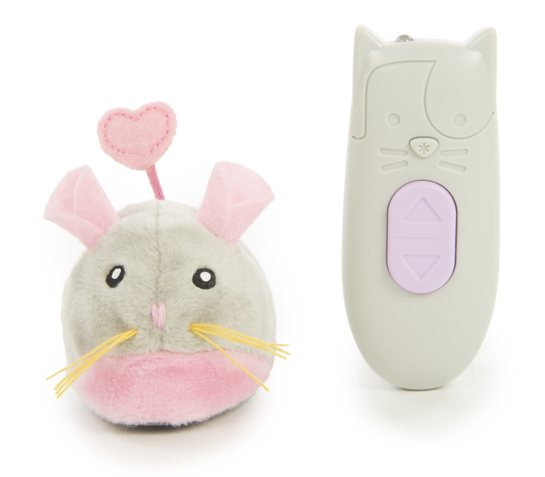 SmartyKat Racin' Rascal Electronic Remote Control and Laser Pointer Cat Toy, Battery Powered
