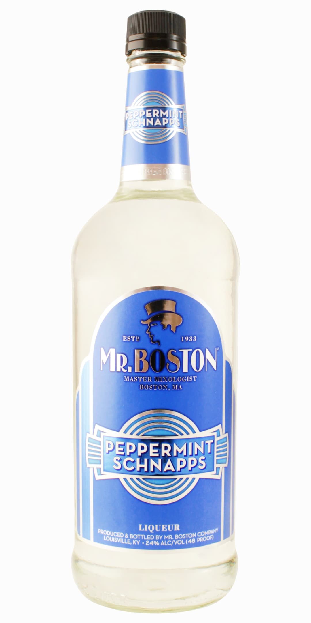Mr. Boston Peppermint Schnapps 1l 48 Proof
