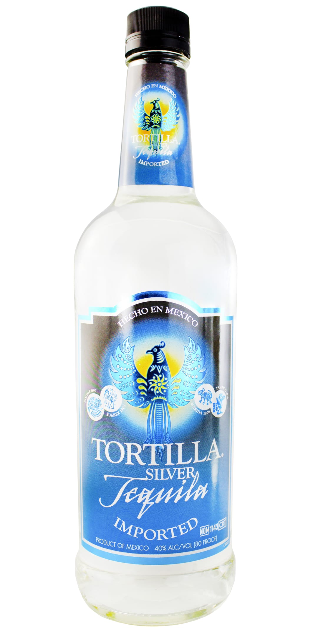 Tortilla Silver Tequila 750ml 80 Proof