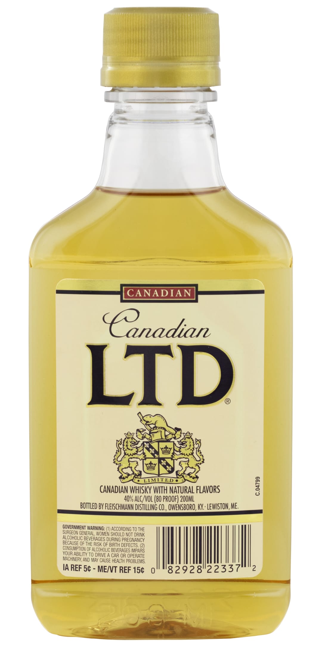 Canadian LTD Canadian Whisky 200ml 80 Proof