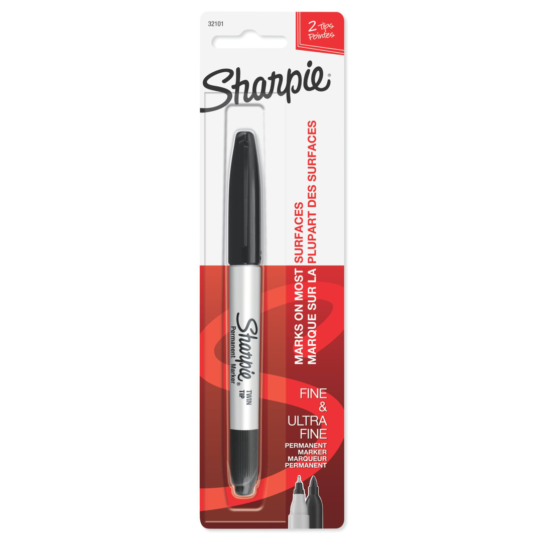 SHARPIE TWIN BLK CARDED