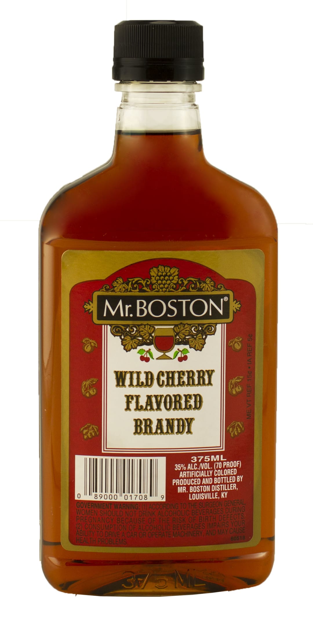 Mr. Boston Cherry Brandy 375ml 70 Proof