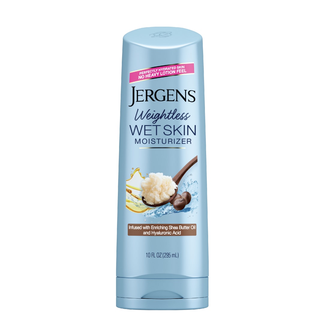 Jergens In Shower Lotion For Dry Skin, Wet Skin Moisturizer, 10 fl oz