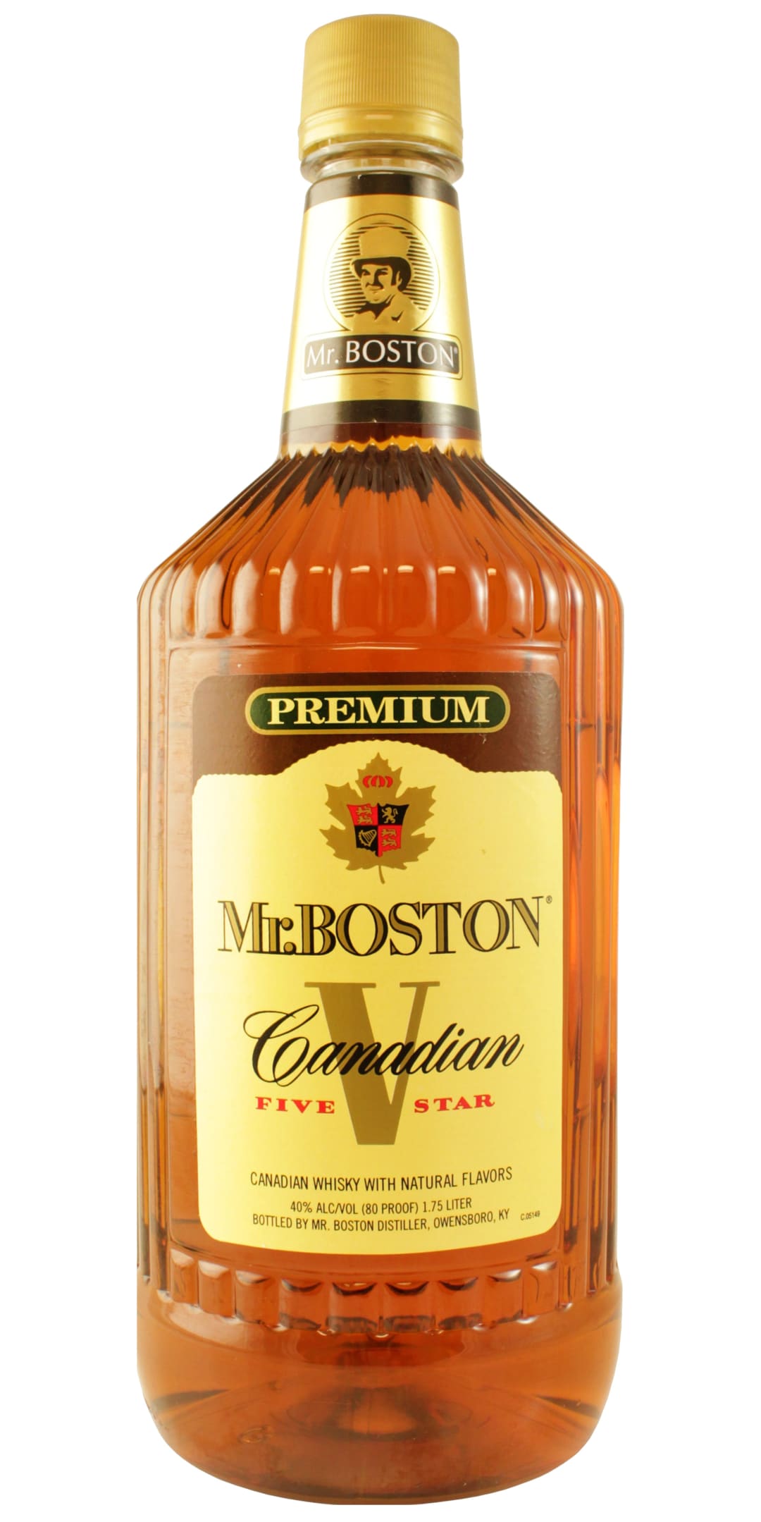 Mr. Boston Five Star Canadian Whiskey 1.75l 80 Proof