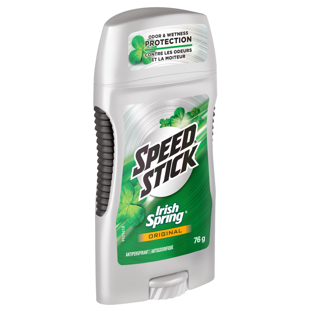 Speed Stick Antiperspirant Deodorant For Men, Irish Spring Scent, 2.7 oz
