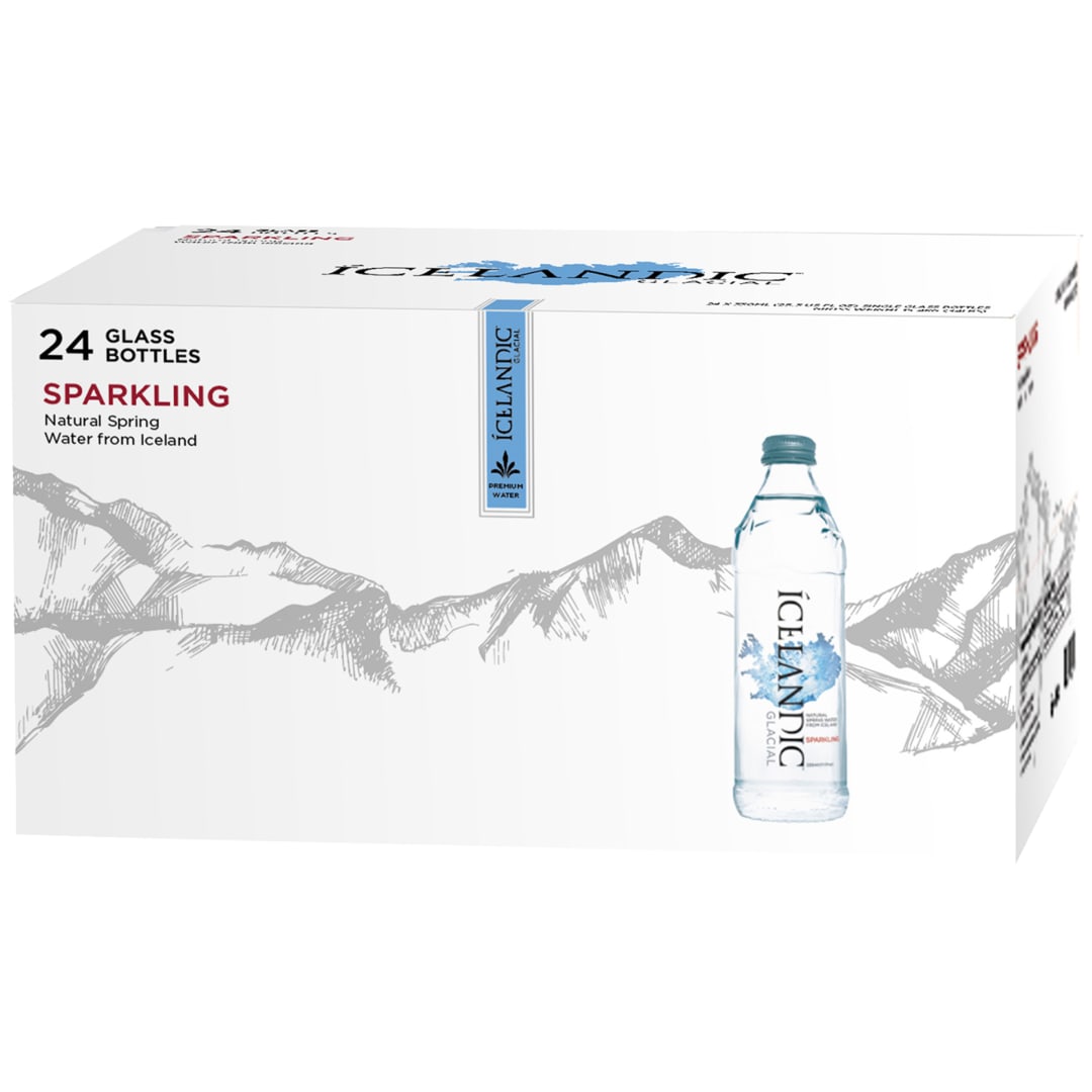 Ícelandic™ Glacial Sparkling Spring Water,  24 Pack 11.1 fl. oz. Bottles