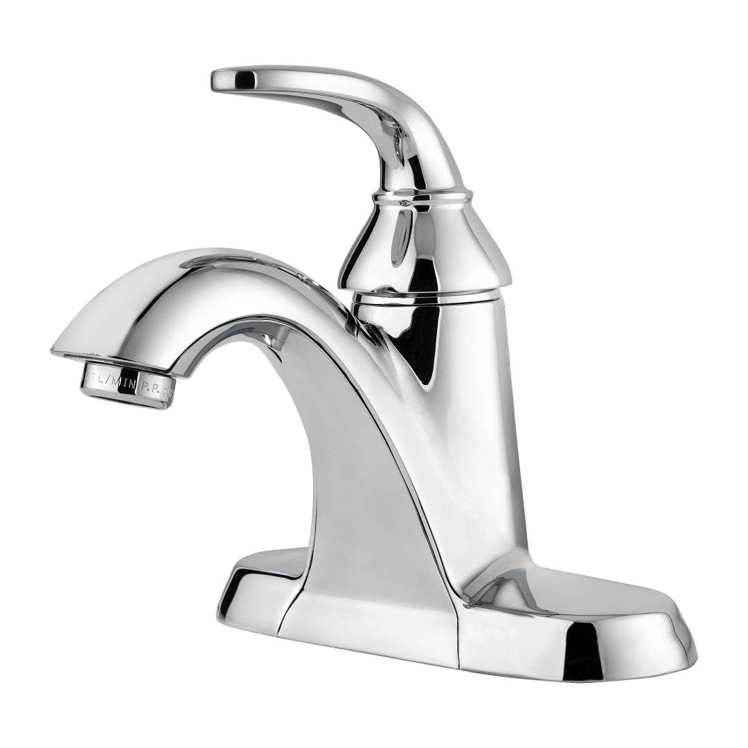 Pasadena Single Control 4" Centerset Bathroom Faucet in Polished Chrome