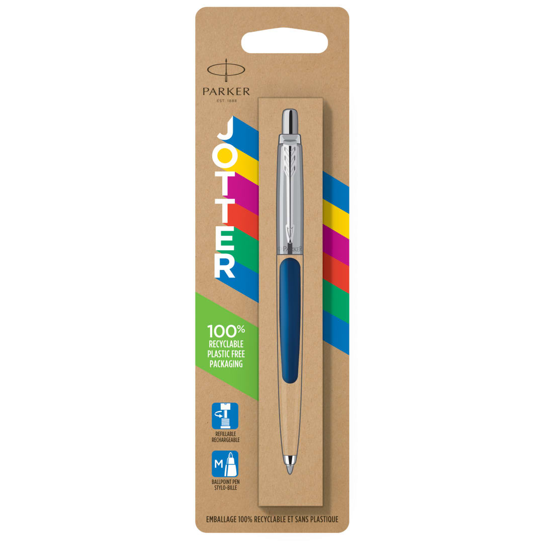 Parker Jotter Originals colección de bolígrafos | azul marino | punta mediana | tinta azul