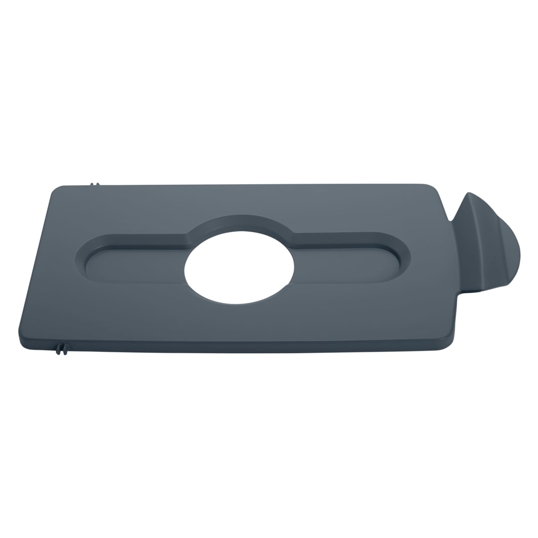 Slim Jim® Recycling Station Bottles/Cans Lid Gray