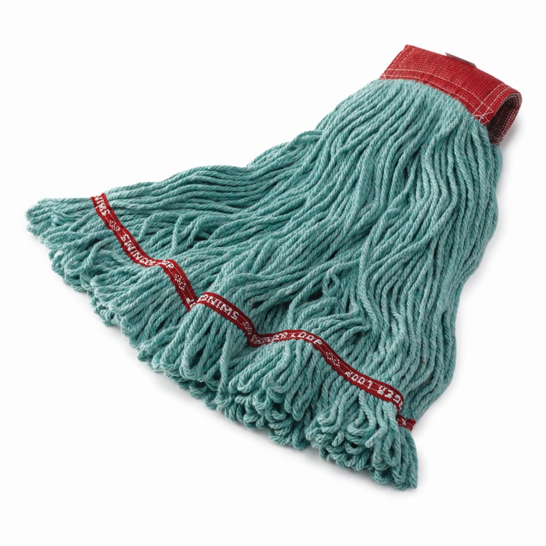 24 OZ Swinger Loop® Blend Wet Mop, 5" Headband, Green