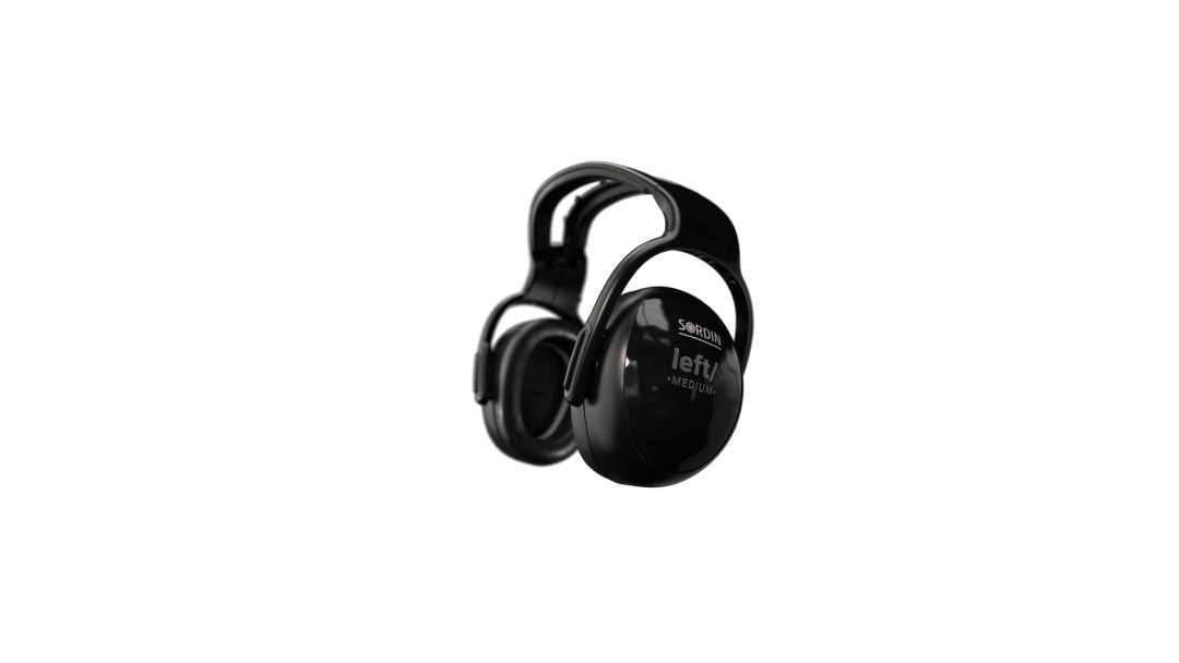 left/RIGHT, Medium, Black, Headband