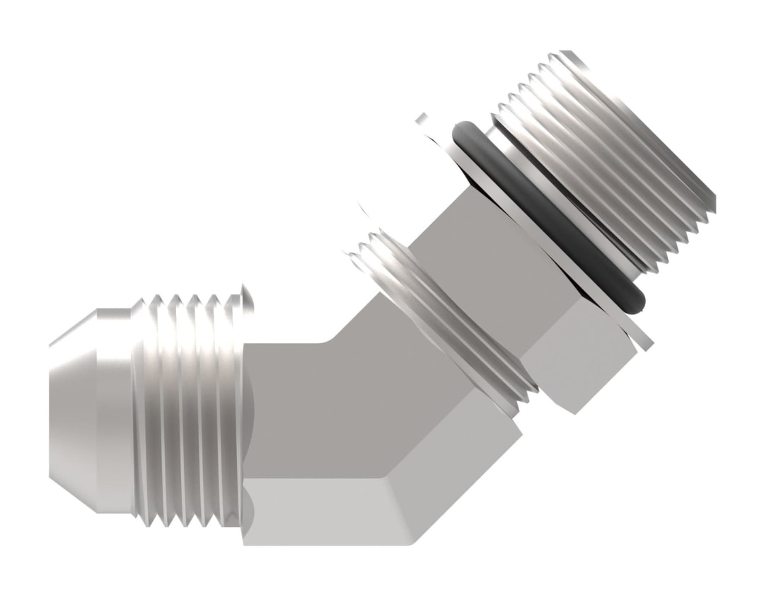 Aeroquip 3/4 SAE MORB X 3/4 MJIC 45DEG
