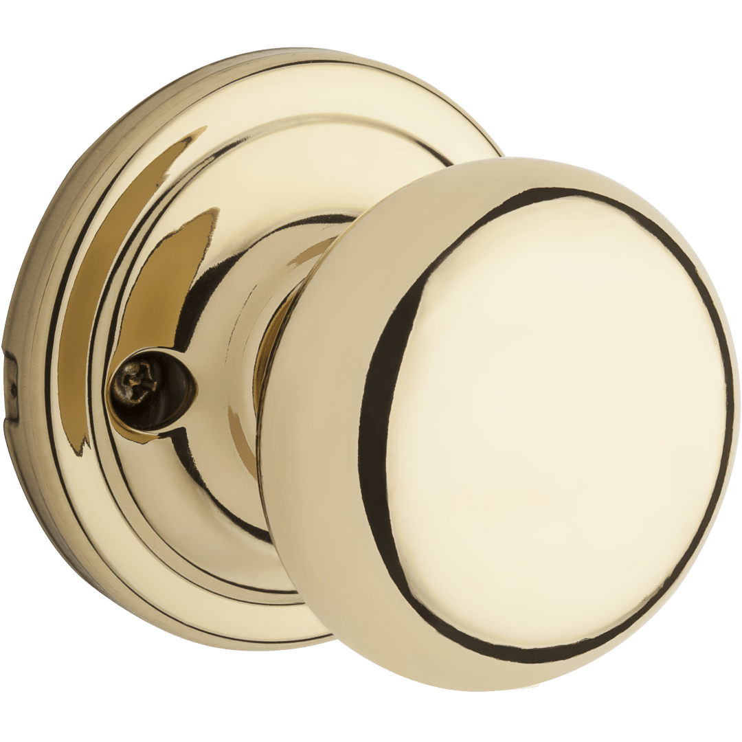 Hancock Keyed Entry Doorknob in Polished Brass